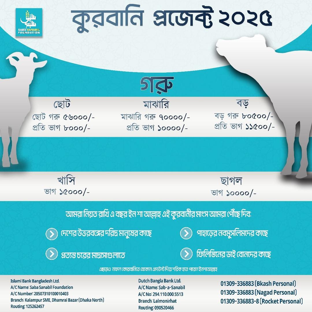 কুরবানী প্রজেক্ট ২০২৫